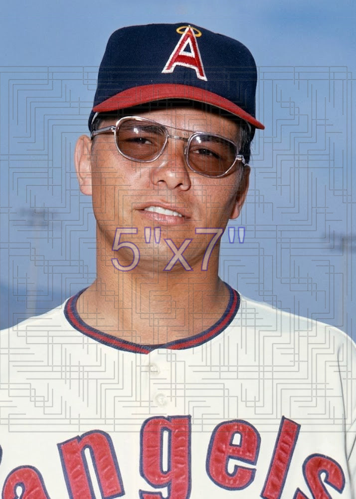 Chuck Hockenbery - 1975 California Angels - choose a size & style
