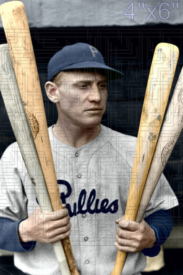 Chuck Klein - 1943 Philadelphia Phillies - choose a size & style