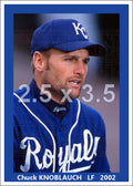 Chuck Knoblauch - 2002 Kansas City Royals - choose a size & style