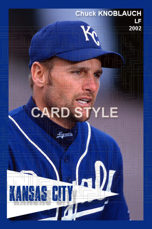 Chuck Knoblauch - 2002 Kansas City Royals - choose a size & style