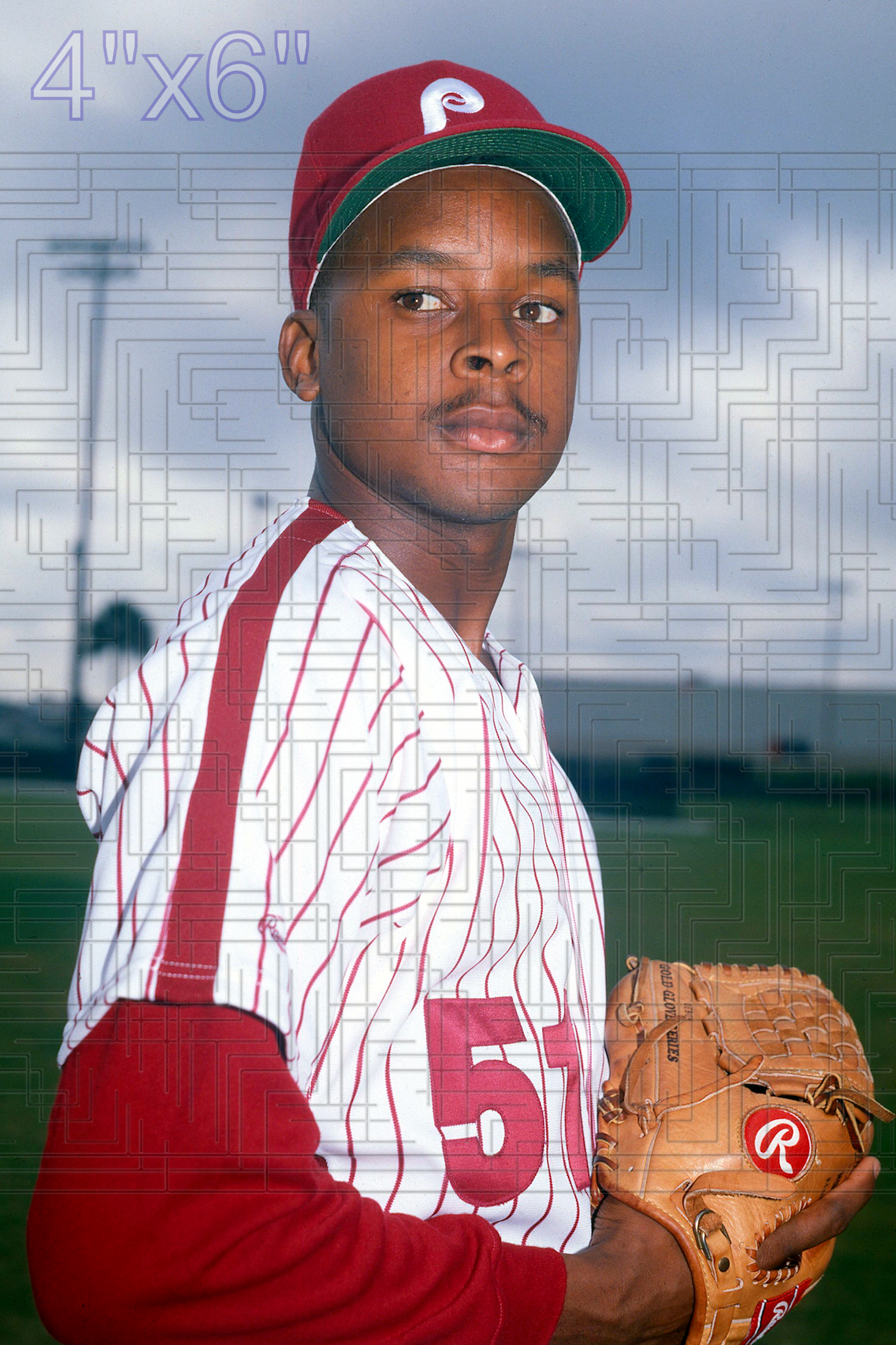 Chuck McElroy - 1989 Philadelphia Phillies - choose a size & style