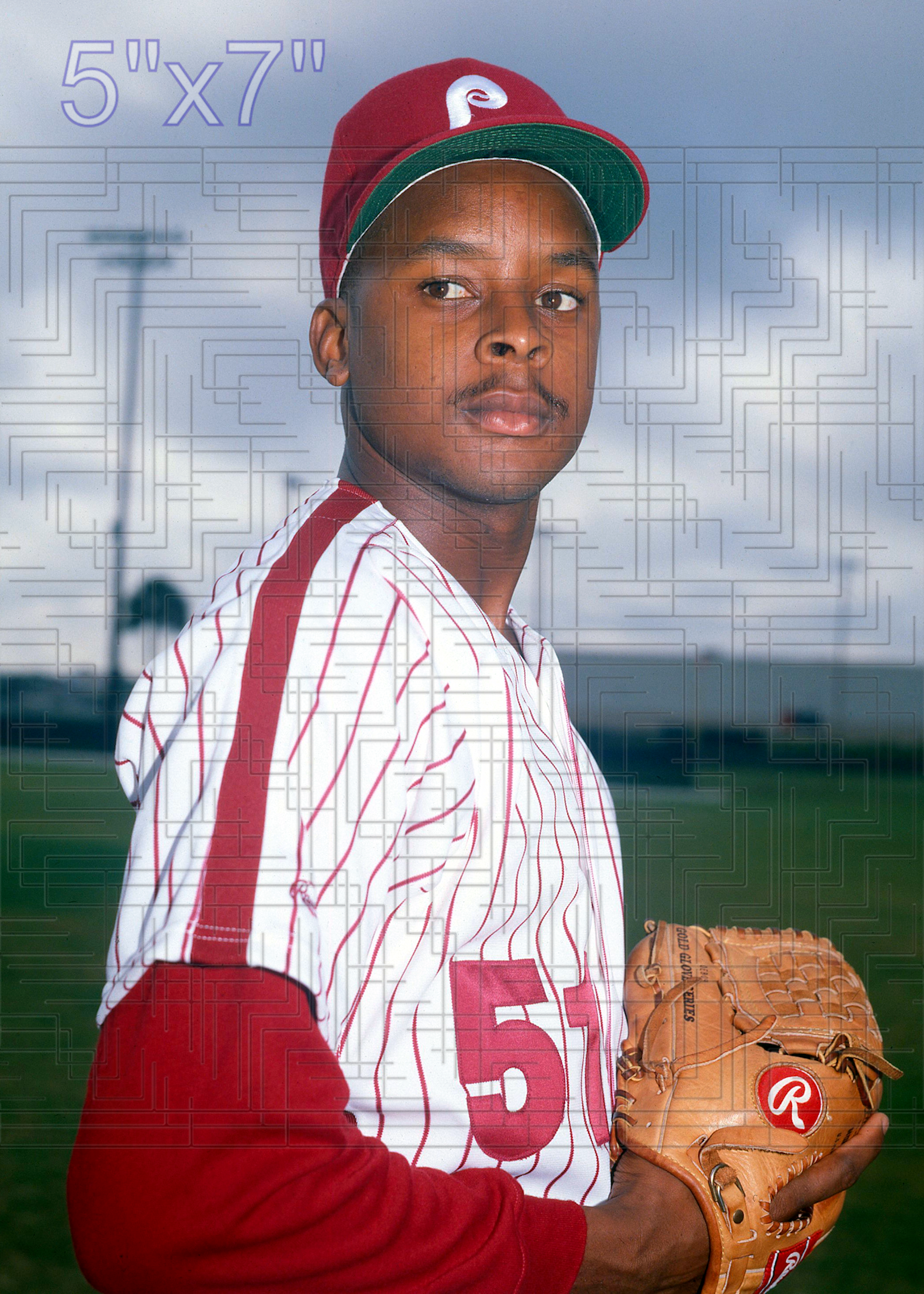 Chuck McElroy - 1989 Philadelphia Phillies - choose a size & style