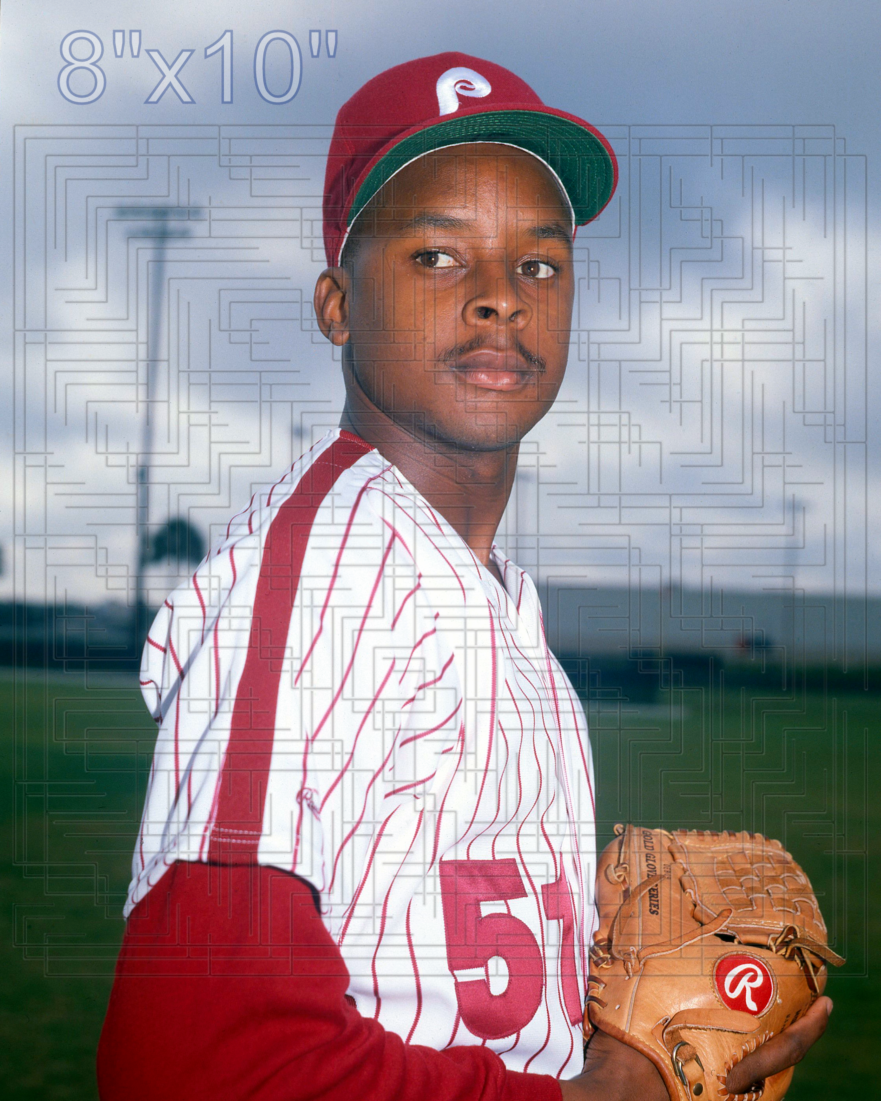 Chuck McElroy - 1989 Philadelphia Phillies - choose a size & style