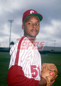 Chuck McElroy - 1989 Philadelphia Phillies - original ToppsVault medium format color transparency