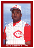 Chuck McElroy - 1994 Cincinnati Reds - choose a size & style