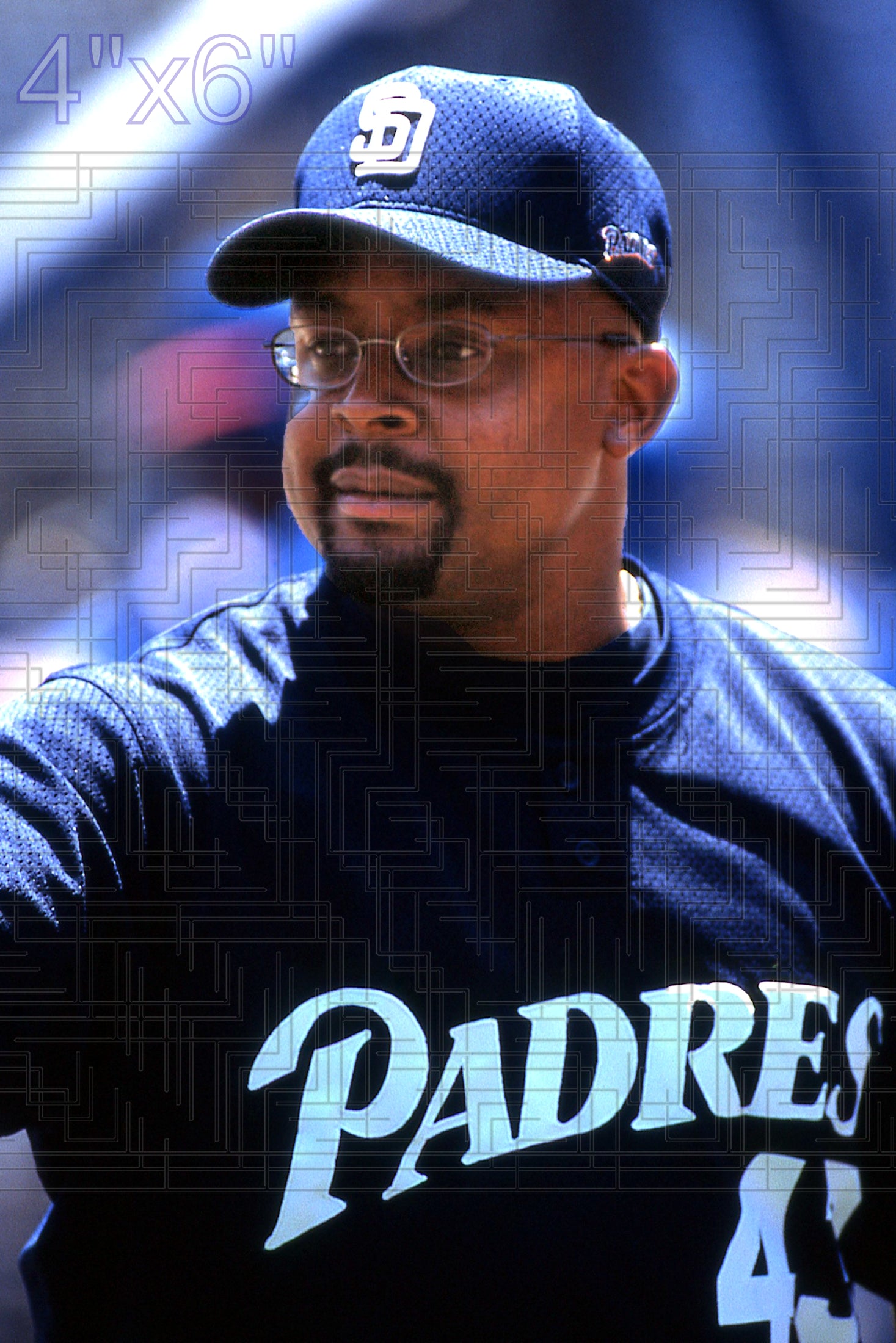 Chuck McElroy - 2001 San Diego Padres - choose a size & style