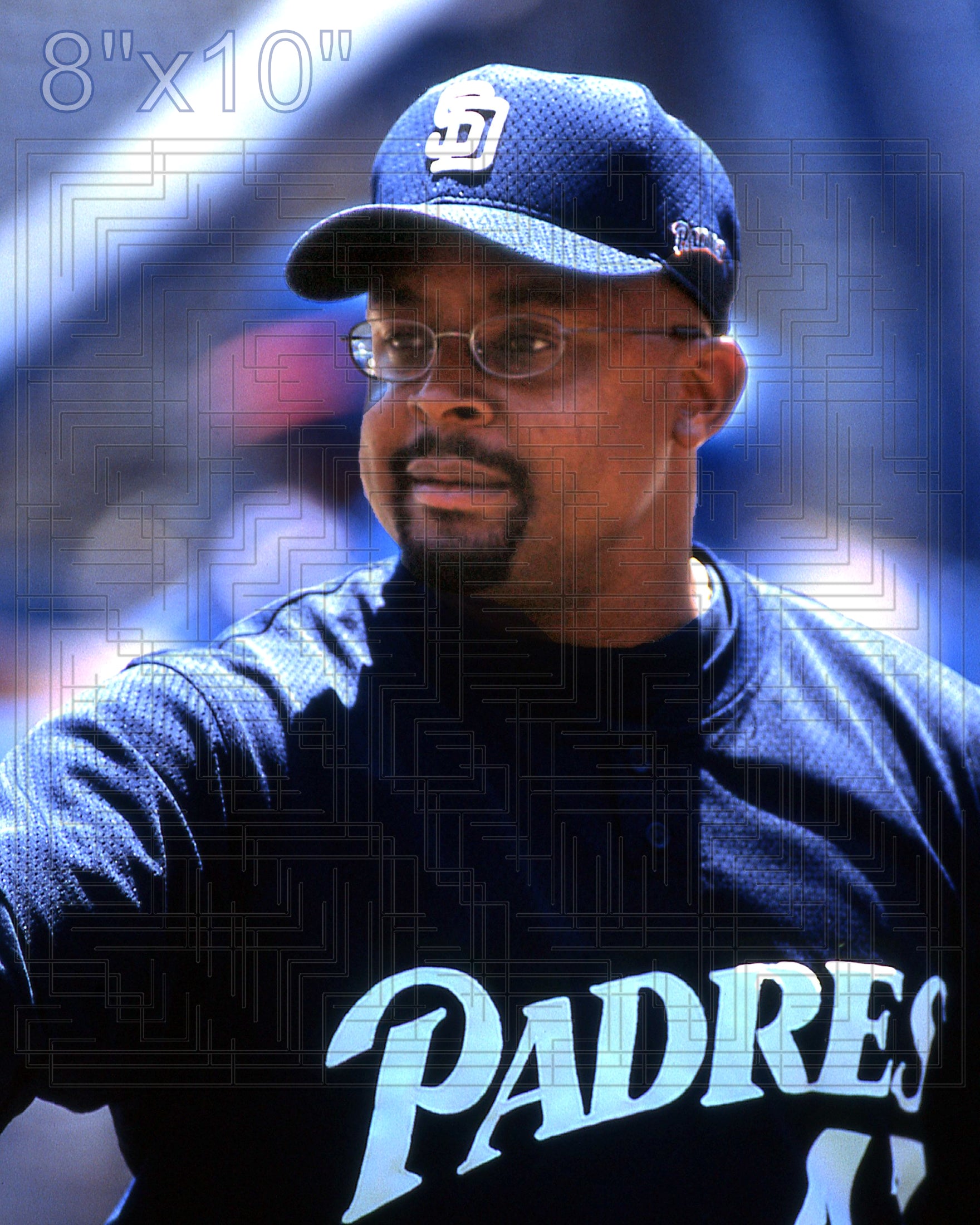 Chuck McElroy - 2001 San Diego Padres - choose a size & style