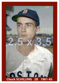 Chuck Schilling - 1961-65 Boston Red Sox - choose a size & style