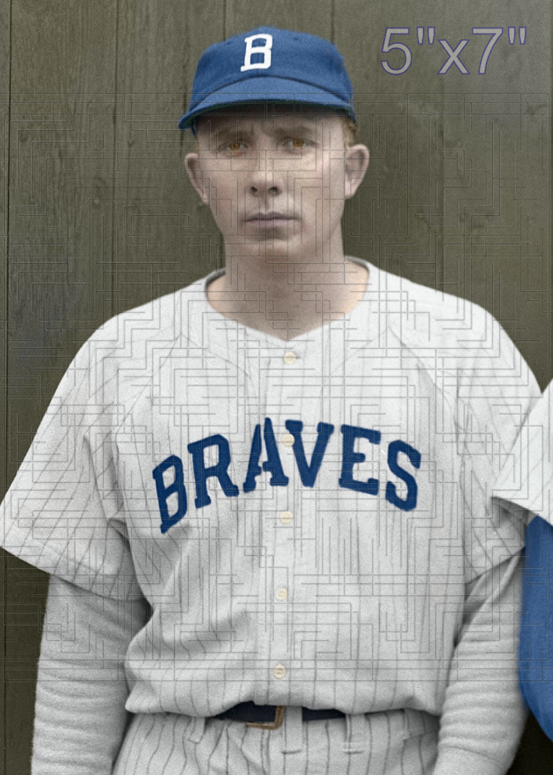 Chuck Workman - 1945 Boston Braves - choose a size & style