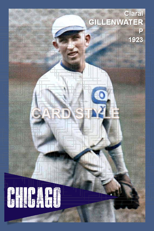 Claral Gillenwater - 1923 Chicago White Sox - choose a size & style