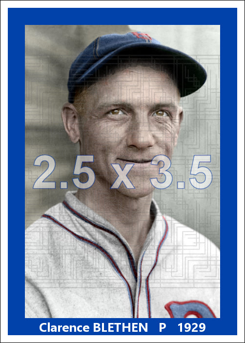 Clarence Blethen - 1929 Brooklyn Robins - choose a size & style