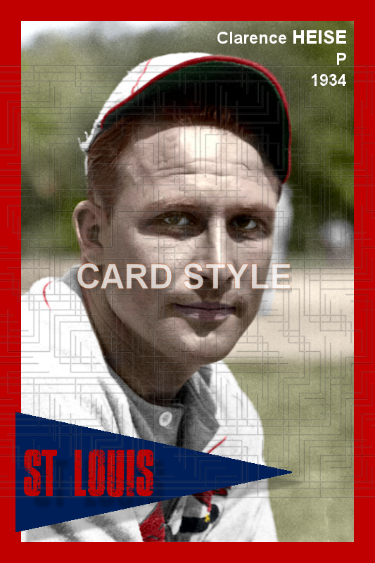 Clarence Heise - 1934 St. Louis Cardinals - choose a size & style