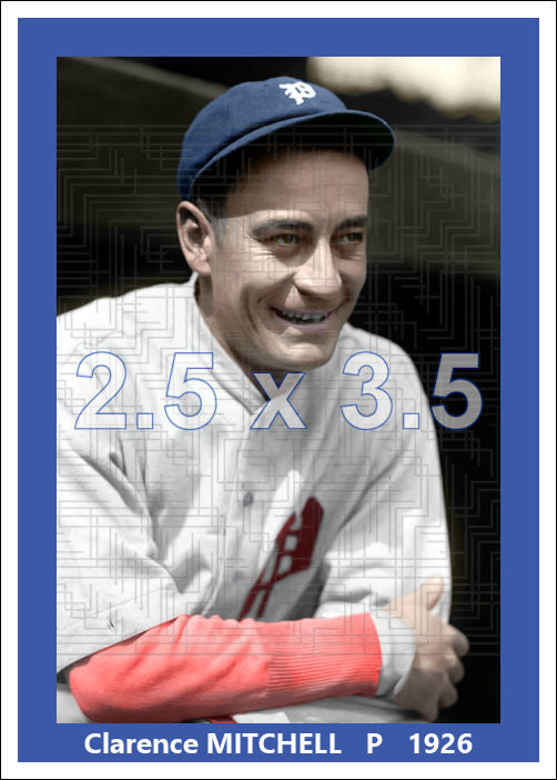 Clarence Mitchell - 1926 Philadelphia Phillies - choose a size & style