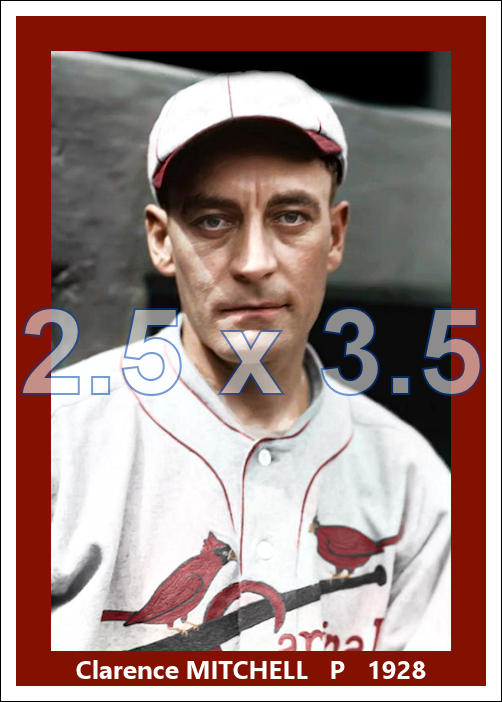 Clarence Mitchell - 1928 St. Louis Cardinals - choose a size & style