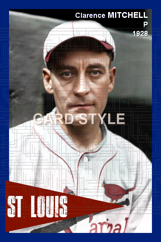 Clarence Mitchell - 1928 St. Louis Cardinals - choose a size & style