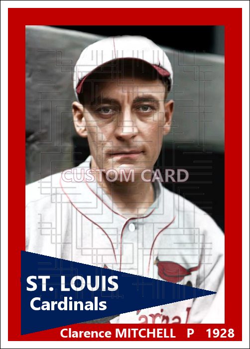 Clarence Mitchell - 1928 St. Louis Cardinals - choose a size & style