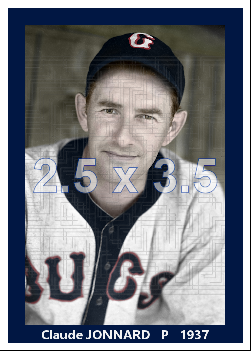 Claude Jonnard - 1937 Galveston Buccaneers - choose a size & style