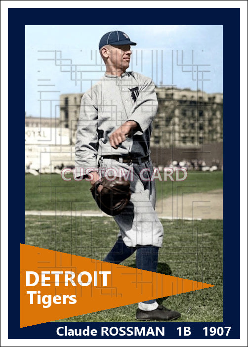 Claude Rossman - 1907 Detroit Tigers - choose a size & style