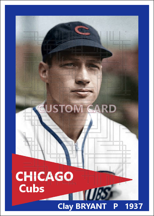 Clay Bryant - 1937 Chicago Cubs - choose a size & style