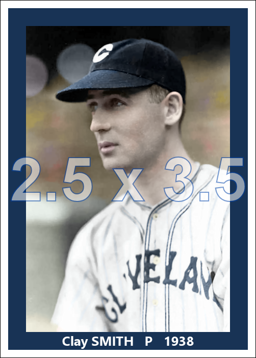Clay Smith - 1938 Cleveland Indians - choose a size & style