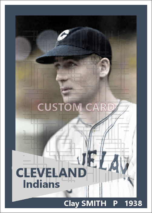 Clay Smith - 1938 Cleveland Indians - choose a size & style