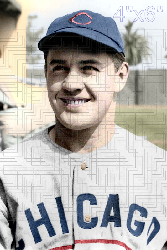 Cliff Aberson - 1948 Chicago Cubs - choose a size & style