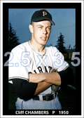 Cliff Chambers - 1950 Pittsburgh Pirates - choose a size & style