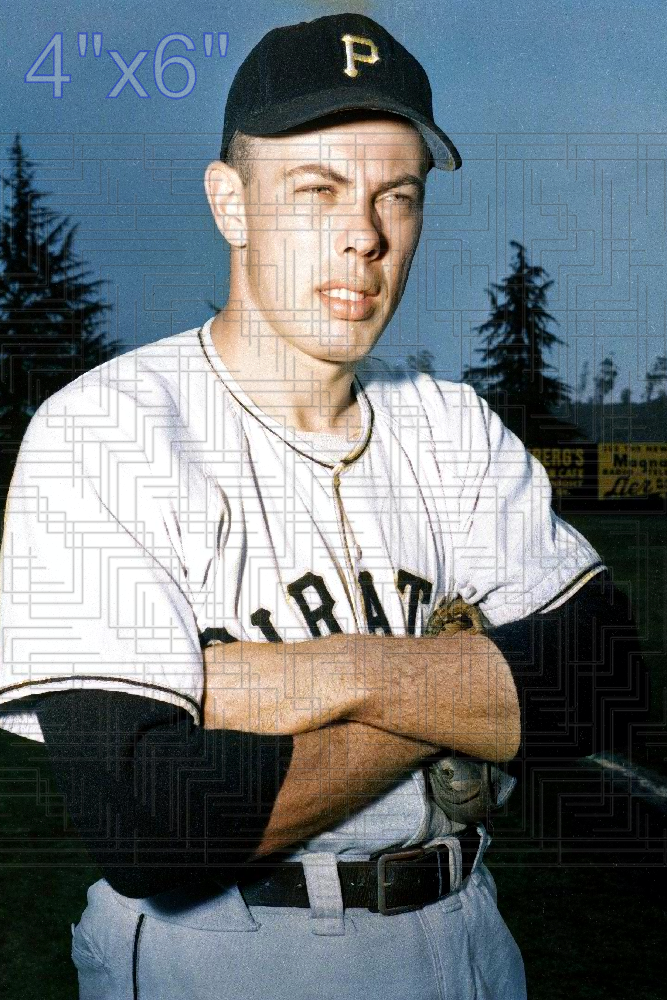 Cliff Chambers - 1950 Pittsburgh Pirates - choose a size & style