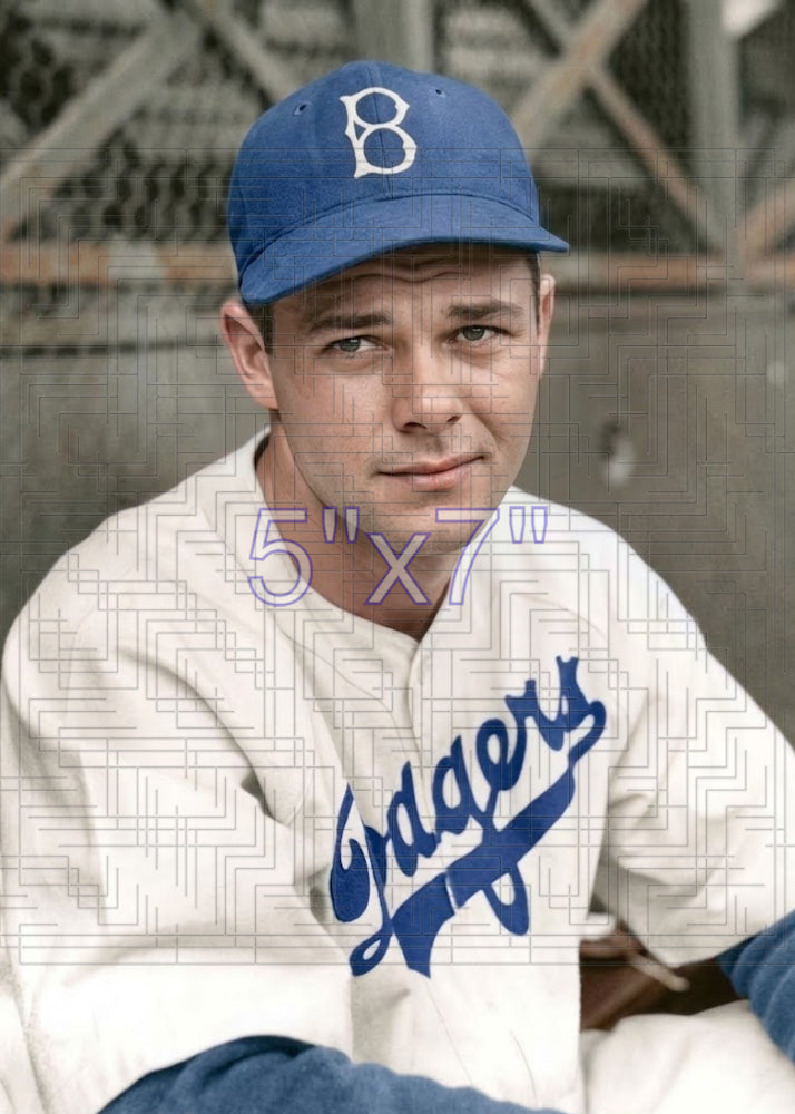 Cliff Dapper - 1942 Brooklyn Dodgers - choose a size & style