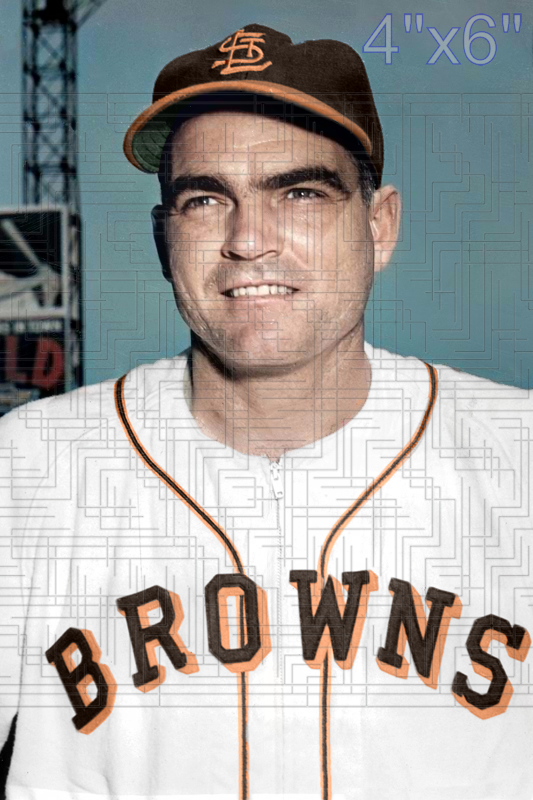 Cliff Mapes - 1951 St. Louis Browns - choose a size & style