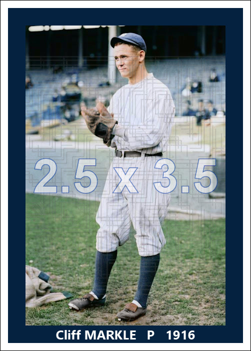 Cliff Markle - 1916 New York Yankees - choose a size & style