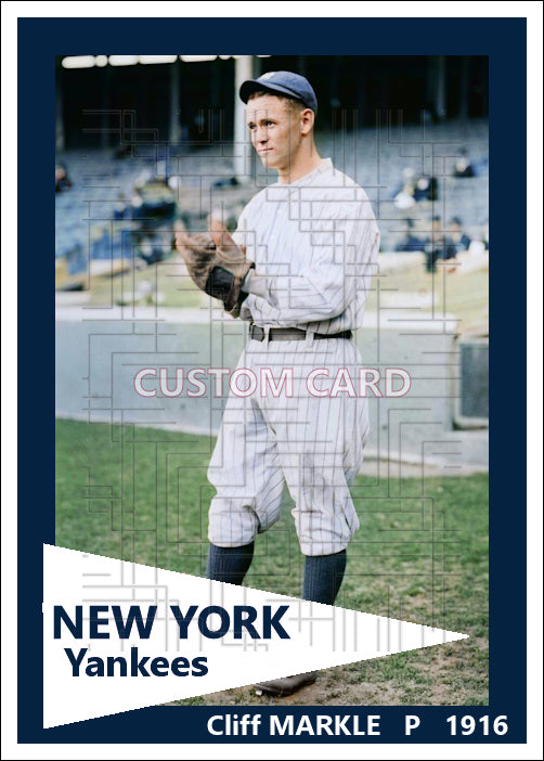 Cliff Markle - 1916 New York Yankees - choose a size & style