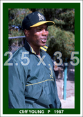 Cliff Young - 1987 Oakland Athletics - choose a size & style