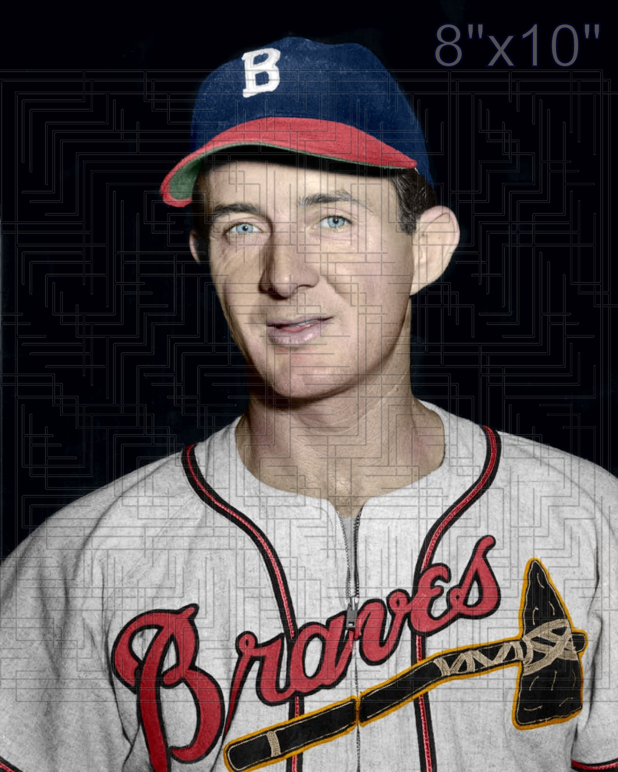 Clint Conatser - 1948-49 Boston Braves - choose a size & style