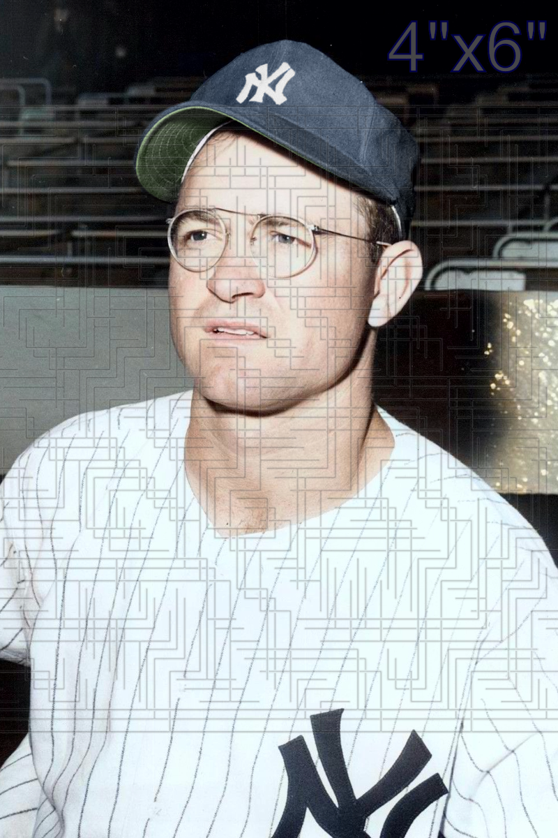 Clint Courtney - 1951 New York Yankees - choose a size & style