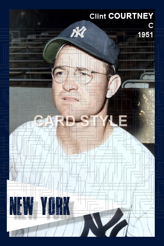 Clint Courtney - 1951 New York Yankees - choose a size & style