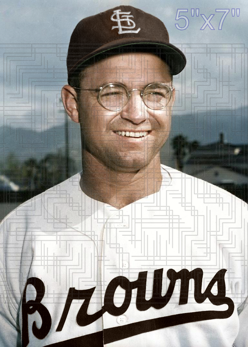Clint Courtney - 1952 St. Louis Browns - choose a size & style