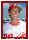 Clint Hurdle - 1982 Cincinnati Reds - choose a size & style