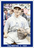 Cloy Mattox - 1929 Philadelphia Athletics - choose a size & style