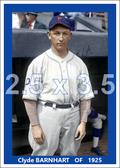 Clyde Barnhart - 1925 Pittsburgh Pirates - choose a size & style