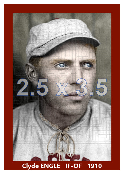 Clyde Engle - 1910 Boston Red Sox - choose a size & style