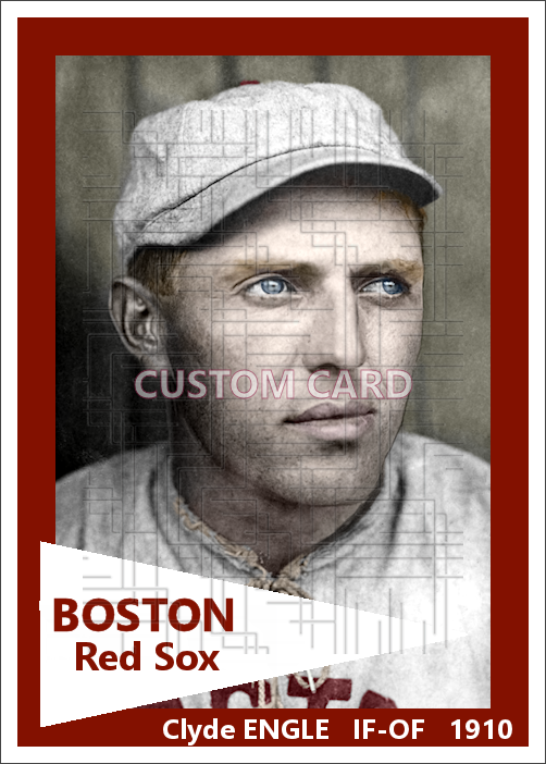 Clyde Engle - 1910 Boston Red Sox - choose a size & style