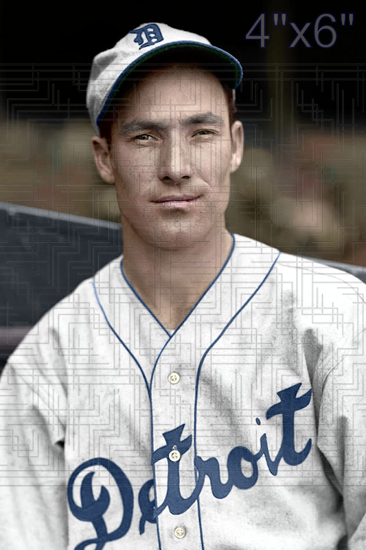 Clyde Hatter - 1935 Detroit Tigers - choose a size & style