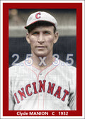 Clyde Manion - 1932 Cincinnati Reds - choose a size & style