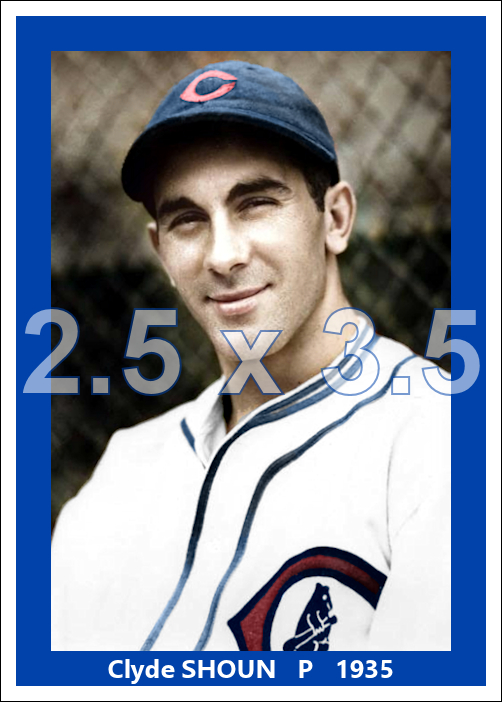 Clyde Shoun - 1935 Chicago Cubs - choose a size & style
