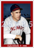 Clyde Shoun - 1946 Cincinnati Reds - choose a size & style