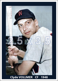 Clyde Vollmer - 1948 Washington Senators - choose a size & style