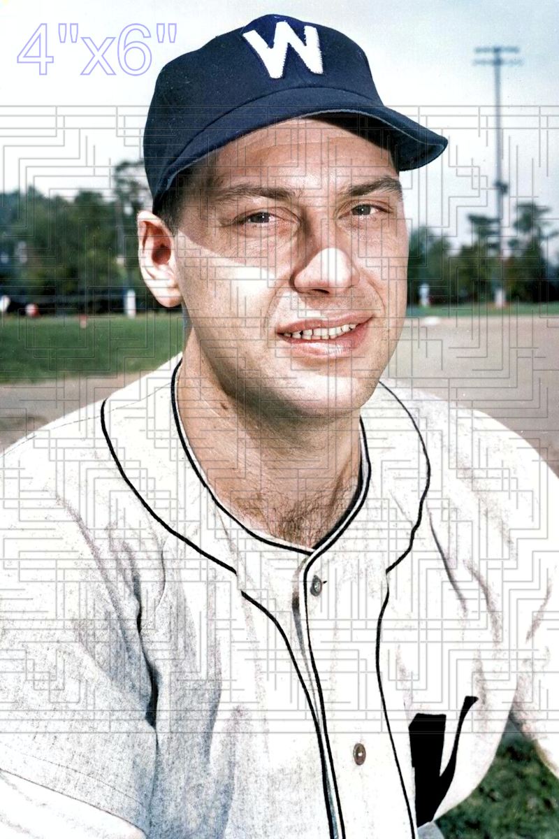 Clyde Vollmer - 1949 Washington Senators - choose a size & style