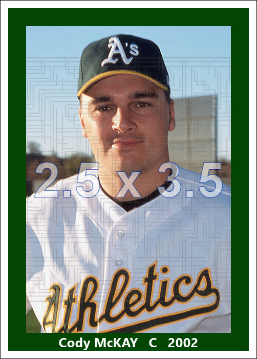 Cody McKay - 2002 Oakland Athletics - choose a size & style