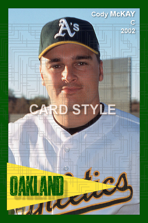 Cody McKay - 2002 Oakland Athletics - choose a size & style